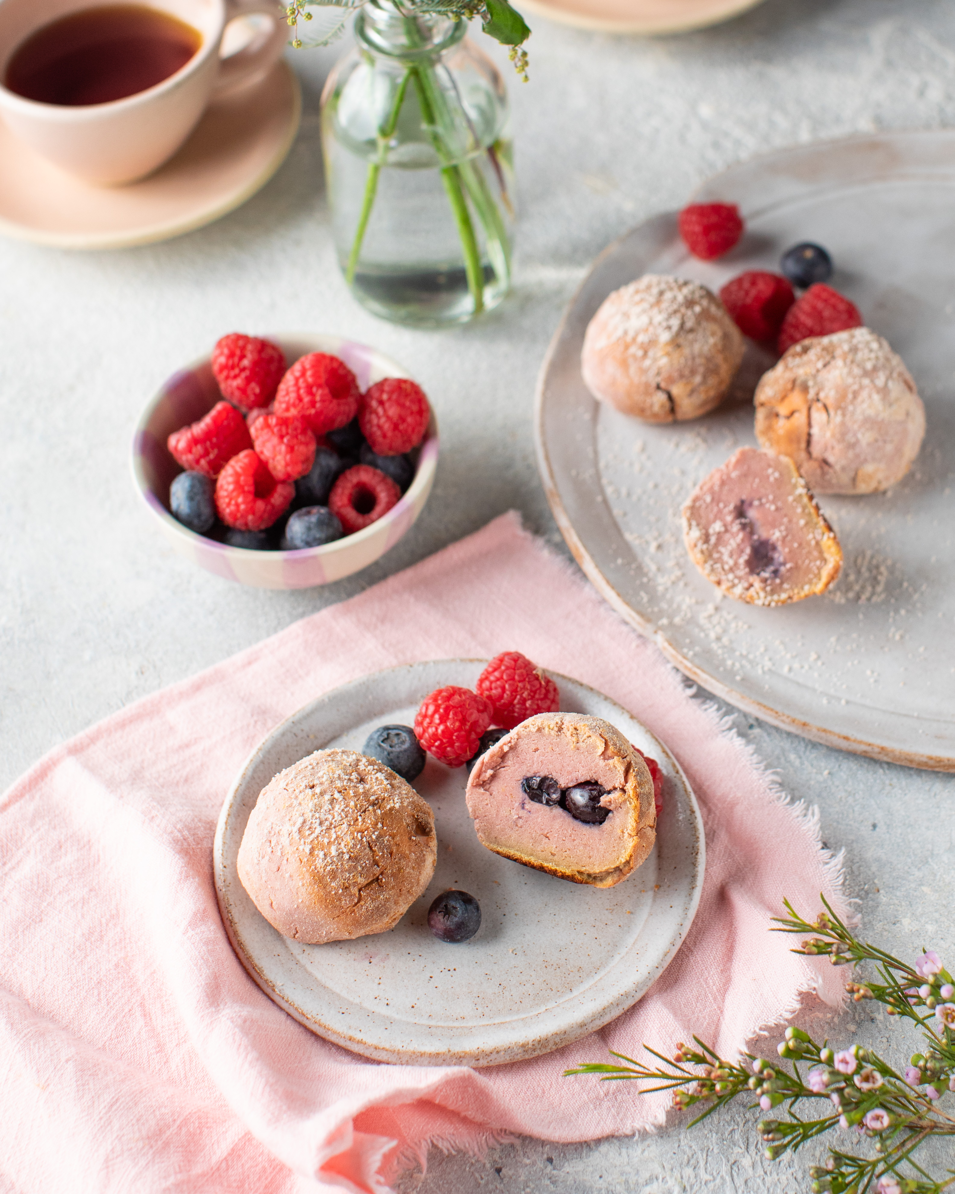 Bolinhas Proteicas de Frutos Silvestres