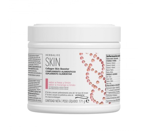 Collagen Skin Booster Morango e Limão 171 g (sem colher-medida incluída)