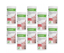 Pack 10 Batidos (33.90€ cada batido) - F1 sem alergénios Framboesa e Chocolate Branco 500g 